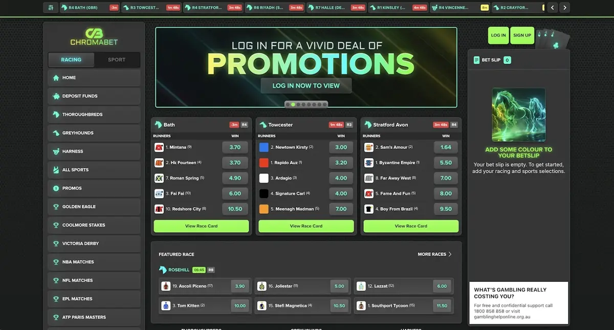 Chromabet screenshot