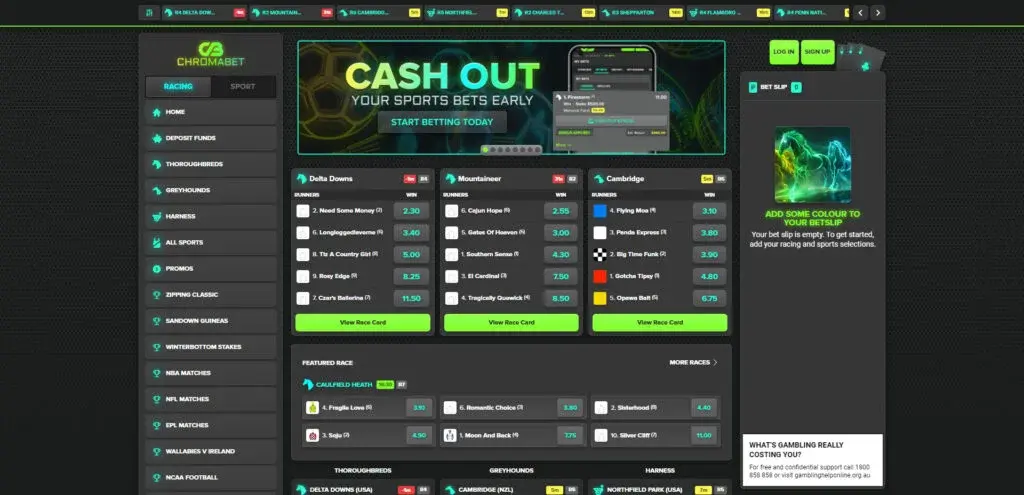 Chromabet screenshot